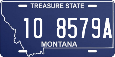 MT license plate 108579A