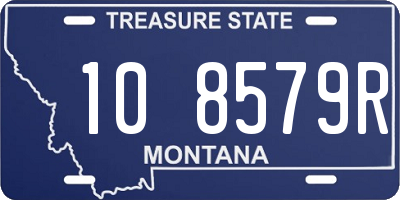 MT license plate 108579R