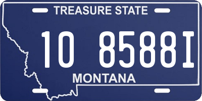 MT license plate 108588I