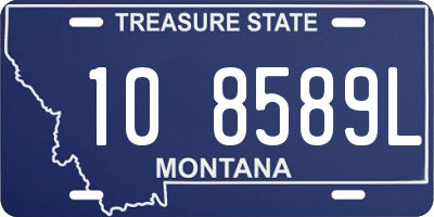 MT license plate 108589L