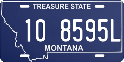 MT license plate 108595L