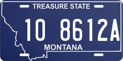 MT license plate 108612A