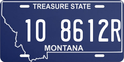 MT license plate 108612R