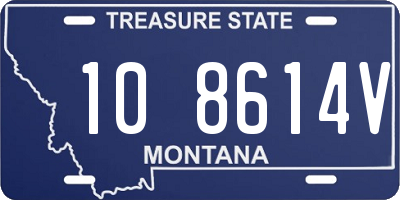 MT license plate 108614V