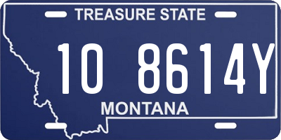 MT license plate 108614Y