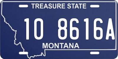 MT license plate 108616A