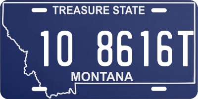 MT license plate 108616T