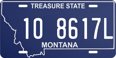 MT license plate 108617L