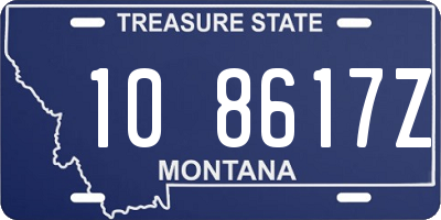 MT license plate 108617Z