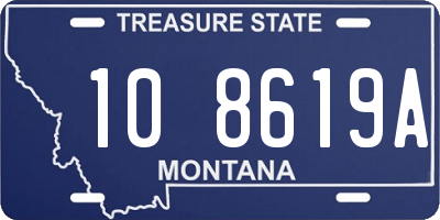 MT license plate 108619A