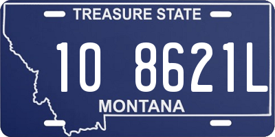 MT license plate 108621L