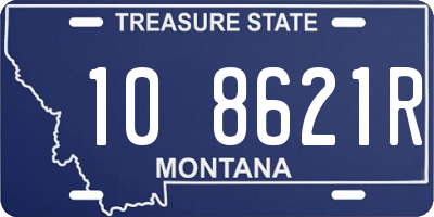 MT license plate 108621R