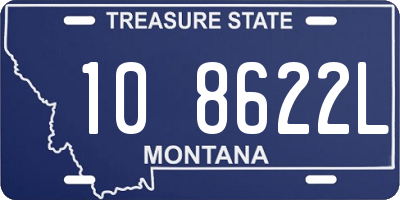 MT license plate 108622L