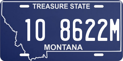 MT license plate 108622M