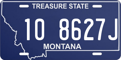 MT license plate 108627J