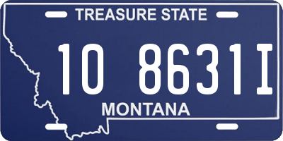 MT license plate 108631I