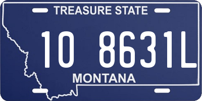 MT license plate 108631L