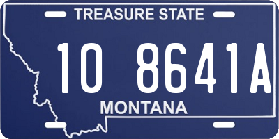 MT license plate 108641A