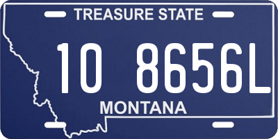 MT license plate 108656L