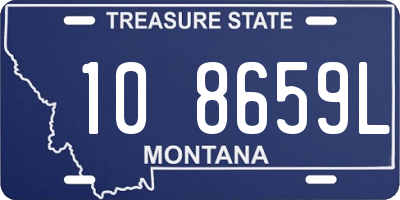 MT license plate 108659L