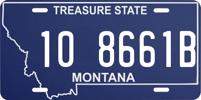 MT license plate 108661B