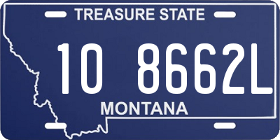 MT license plate 108662L