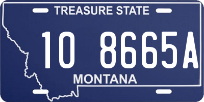 MT license plate 108665A