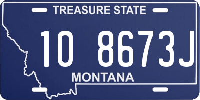 MT license plate 108673J