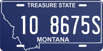 MT license plate 108675S