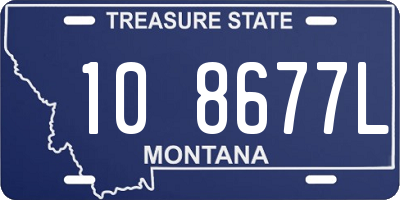 MT license plate 108677L