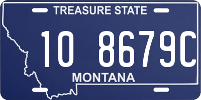 MT license plate 108679C