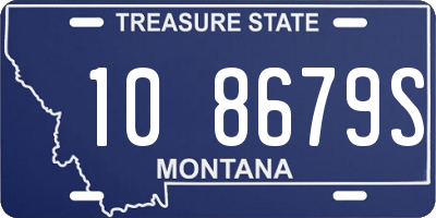 MT license plate 108679S