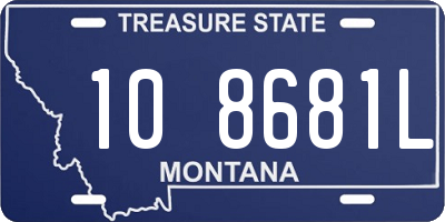 MT license plate 108681L