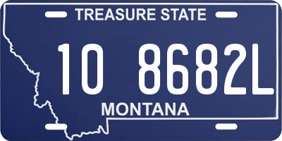 MT license plate 108682L