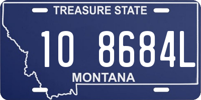 MT license plate 108684L