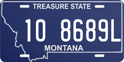 MT license plate 108689L