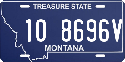 MT license plate 108696V