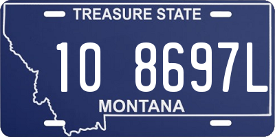 MT license plate 108697L