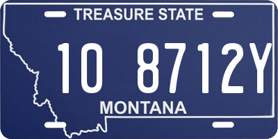 MT license plate 108712Y