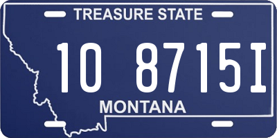 MT license plate 108715I