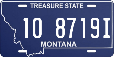 MT license plate 108719I