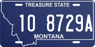 MT license plate 108729A