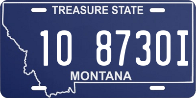 MT license plate 108730I