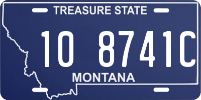 MT license plate 108741C