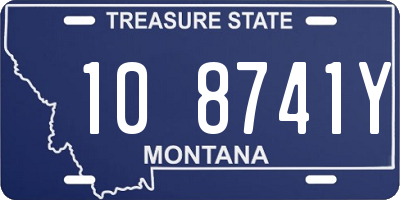 MT license plate 108741Y