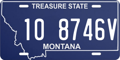 MT license plate 108746V