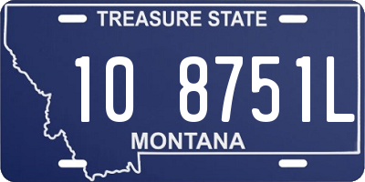 MT license plate 108751L