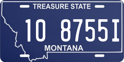 MT license plate 108755I