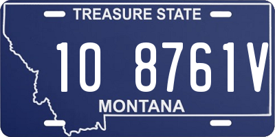 MT license plate 108761V