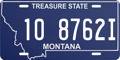 MT license plate 108762I